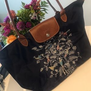 Longchamp Birds of Paradise Limited Edition Tote